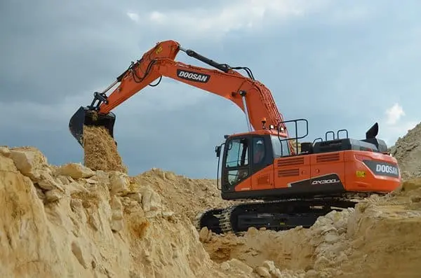 Bild 0 einer Mietmaschine vom Typ 30 ton graafmachine op rupsbanden | Doosan DX 300LC-5