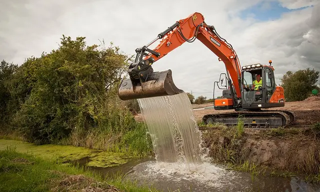 Bild 3 einer Mietmaschine vom Typ 14 Ton Crawler Excavator | Doosan DX-140LC-5